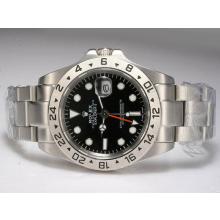 Rolex Explorer II Automatic Working GMT with Black Dial Upgrade Version