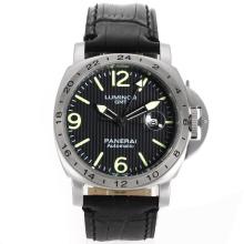 Panerai Luminor GMT Working Automatic with Black Dial