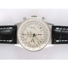 Breitling Navitimer Chronograph Asia Valjoux 7750 Movement with White Dial 1