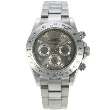 Rolex Daytona Automatic Diamond Markers with Grey Dial S/S(Gift Box is Included)