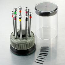 9 Mini Screwdriver Set with Stand and Extra Blades
