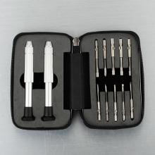 2 Screwdriver Set with 10 Replaceable Blades