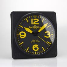 Bell & Ross BR01-92 Wall Clock with Yellow Markers