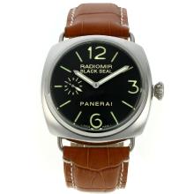 Panerai Radiomir Black Seal Automatic with Black Dial Leather Strap-1