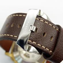 Panerai Luminor Submersile Automatic Golden Case with White Dial Leather Strap