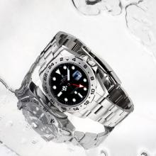 Rolex Explorer II GMT Automatic with Black Dial S/S Same Structure as ETA Version-High Quality(Gift Box Included)