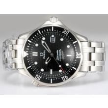 Omega Seamaster 007 James Bond Automatic with Black Dial and Bezel