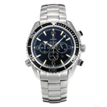 Omega Seamaster Quantum Of Solace Working Chronograph with Black Dial S/S
