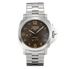 Panerai Luminor 10 Days Working Power Reserve Automatic with Coffee Dial S/S