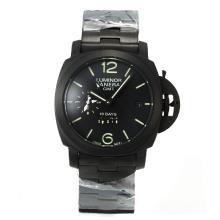 Panerai Luminor 10 Days Working Power Reserve Automatic Full PVD with Black Dial Light Green Markers
