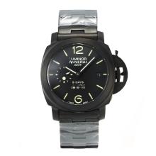 Panerai Luminor 8 Days Working Power Reserve Automatic Full PVD with Black Dial Light Green Markers