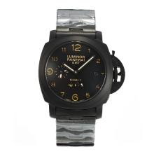 Panerai Luminor 10 Days Working Power Reserve Automatic Full PVD with Black Dial Orange Markers