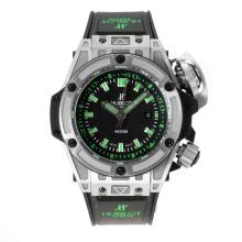 Hublot Big Bang King Musee Oceanographique Monaco 4000m Swiss ETA 2824 Automatic Movement with Black Dial Green Markers-Sapphire Glass