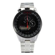 Tag Heuer Mikrogirder 2000 PVD Bezel with Black Dial Red Needle