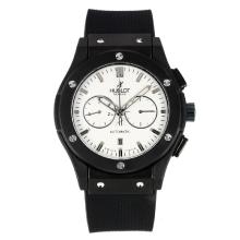 Hublot Big Bang Automatic Full PVD with White Dial Black Rubber Strap