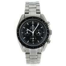 Omega Speedmaster Working Chronograph with Black Dial-1