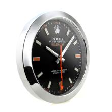 Rolex Milgauss Wall Clock with Black Dial Red Marker