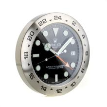 Rolex Explorer Oyster Perpetual Wall Clock with Black Dial