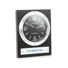 Panerai Luminor Wall Clock Black Wood Mounting with Black Dial