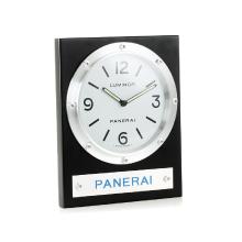 Panerai Luminor Wall Clock Black Wood Mounting with White Dial