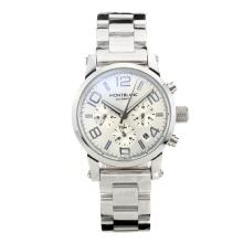Mont Blanc Time Walker Automatic with Silver Dial S/S-1