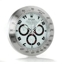 Rolex Daytona Oyster Perpetual Wall Clock with White Dial
