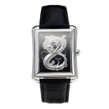Piaget Dragon & Phoneix Collection with Black Dial Leather Strap