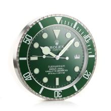 Rolex Submariner Wall Clock Green Bezel with Green Dial