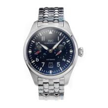 IWC Portuguese Automatic with Black Dial S/S