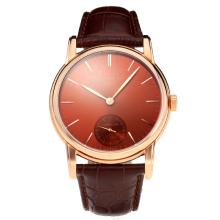 Patek Philippe Grande Complication Manual Winding Rose Gold Case with Coffee Dial Leather Strap
