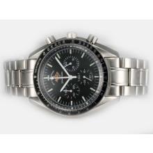 Omega Speedmaster 50th Anniversary Working Chronograph with Black Dial