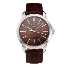 Vacheron Constantin with Coffee Dial Leather Strap