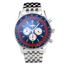 Breitling Navitimer Working Chronograph with Blue Dial S/S