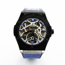 Hublot Big Bang Automatic PVD Case with Hollow Dial Blue Strap