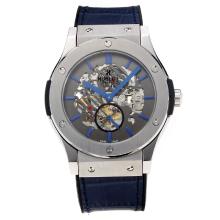 Hublot Big Bang Automatic with Hollow Dial Blue Strap