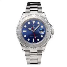 Rolex Yachymaster Automatic with Blue Dial S/S-Same Chassis as the Swiss Version