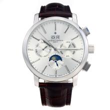 Vacheron Constantin Classic Automatic with Silver Dial-Leather Strap