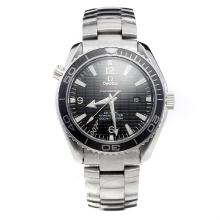 Omega Seamaster Automatic Black Bezel with Black Dial S/S