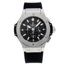 Hublot Big Bang Working Chronograph with Black Dial-Rubber Strap-1