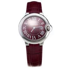 Cartier Ballon bleu de Cartier with Purple Dial and Strap-Sapphire Glass(Gift Box is Included)