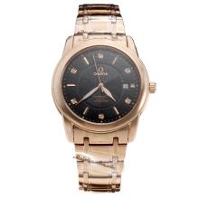 Omega Constellation Automatic Full Rose Gold with Black Dial