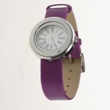 Piaget Possession White Dial with Purple Leather Strap-Lady Size