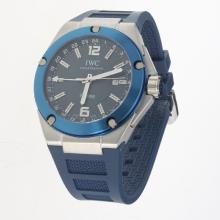 IWC InGenieur Working GMT Automatic with Blue Dial-Rubber Strap