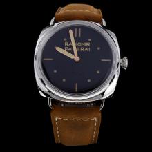 Panerai Radiomir Swiss Calibre P.3000 Manual-winding Movement with Black Dial-Leather Strap