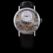 Breguet Tradition Tourbillon Automatic with Silver Dial-Leather Strap