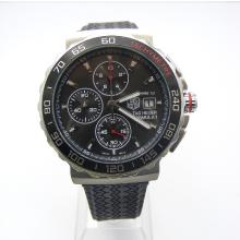 Tag Heuer Calibre 16 Working Chronograph Gray Dial with Stick Marking-Rubber Strap