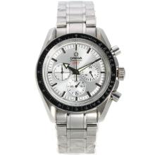 Omega Speedmaster 1957 Working Chronograph with White Dial Olympic Edition