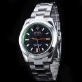 Rolex Milgauss Automatic with Tinted Green Sapphire Same Structure As ETA Version
