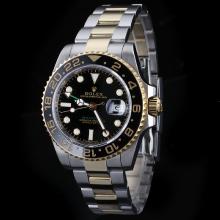 Rolex GMT-Master II Automatic Two Tone with Black Dial Ceramic Bezel