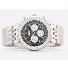 Breitling Navitimer Working Chronograph with Black Dial Stick Marking
